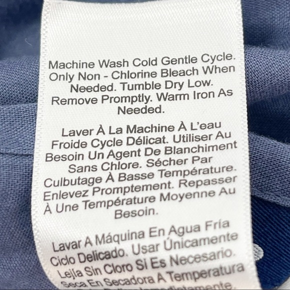 POTTERY BARN DORM Solid Blue Simply Smocked Pillow Shams Set Of Two 20” X 26” - Picture 7 of 7